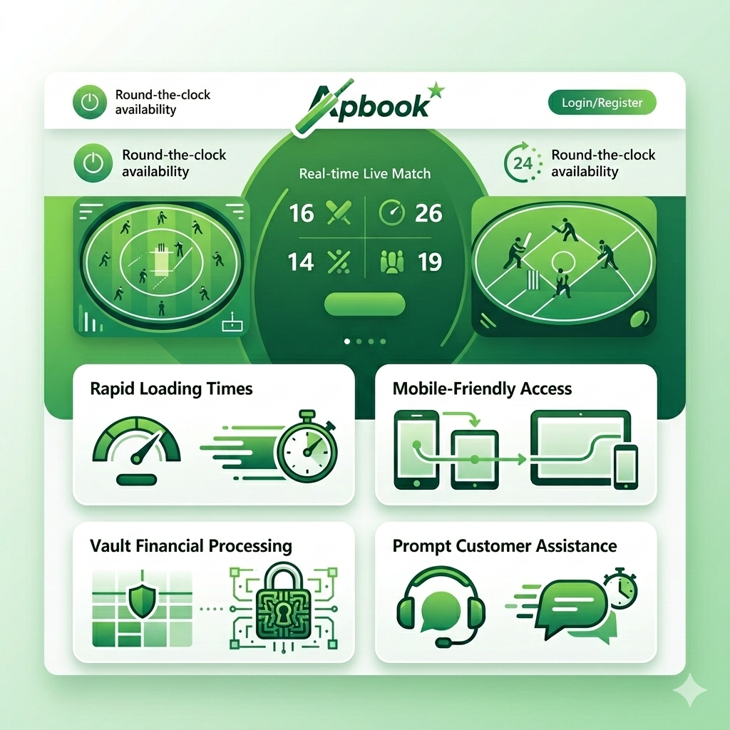 Apbook 247 performance-driven online gaming platform with fast loading, mobile-friendly access, secure payments, and real-time cricket interaction.