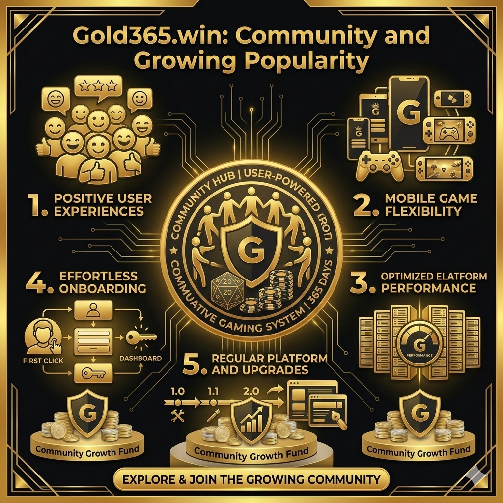 Gold365 online gaming community growth driven by mobile accessibility smooth performance and positive user experience