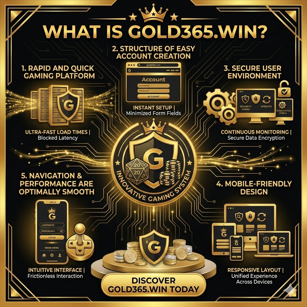 Gold365 online gaming platform overview with fast performance mobile friendly design secure user environment and smooth navigation