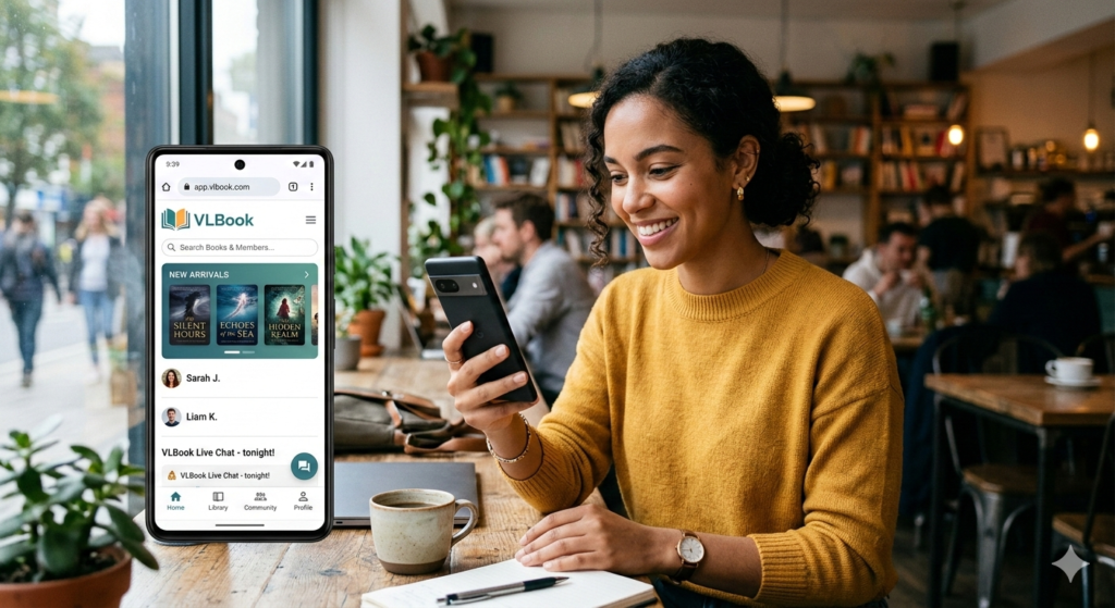 VLBook app mobile browser access guide for login and usage on smartphone browser